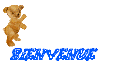 Gif animé bienvenue ourson